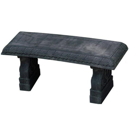 Exaco Endura Clay Garden Curved Backless Bench Walmart Com