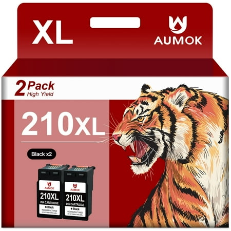 UPC: 0790885557521 | 210XL Black Ink Cartridges Replacement for Canon 210 Black lnk for PIXMA MP495 MP490 MP480 MP280 MP250 MP240 MX410 MX340(2 Pack)