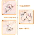 thumbnail image 3 of BRIGHTFUFU 1 par de pareja anillo anillo diseño anillo abierto anillos dedo fingeres de moda joyería, 3 of 7