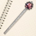 thumbnail image 3 of Petal flowers Vintage Silver Lace-Edged Bookmark: a Gift for Book Lovers and Readers, 3 of 5