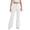 Z138 White, variant on Landzoo Little Girls Bottom School Uniform Pants Flared Leg High Waisted Fall Casual Kid Girls Trousers