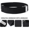 thumbnail image 2 of Cuff Anti-Slip Arm Loop Bartender Elastic Sleeve Loop Cuff 1 Pair (navy blue) navy blue, 2 of 5