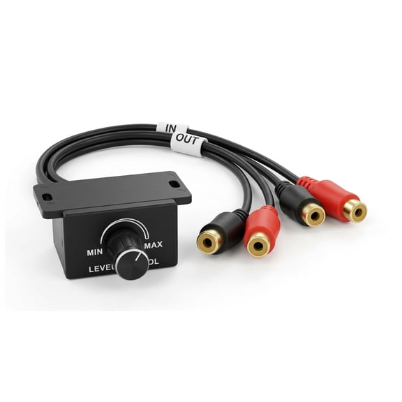 The Wires Zone Universal Bass Remote Level Control Knob for Car Amplifiers