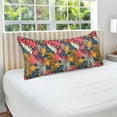 thumbnail image 4 of Tropical Exotic Leaves Plush Pillow Cases Queen Size Ultra Soft Warm Pillowcases with Zipper 20"x30", 4 of 9