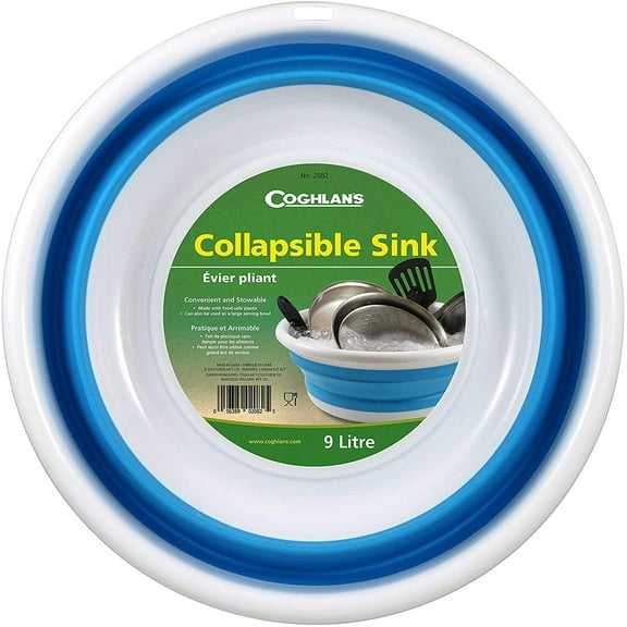 Coghlan's Collapsible Sink - Portable Camping Basin - 9 Liter