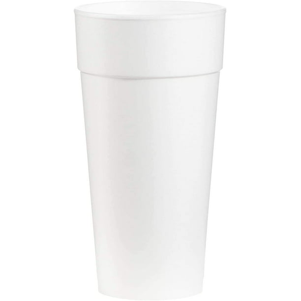 Dart 24 Oz Foam Cups With Lids, Insulated Styrofoam