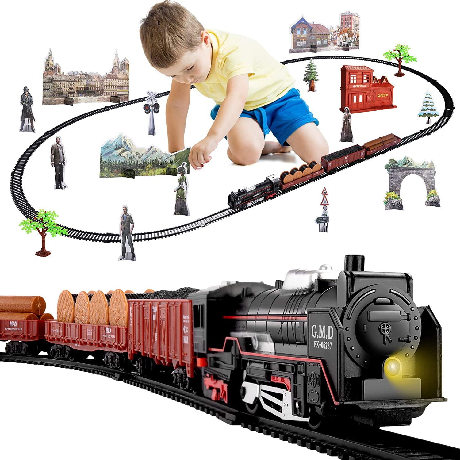 electric train set for 5 year old