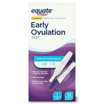 Equate Early Ovulation Test Pack with 10 Ovulation Tests & 1 Pregnancy Tests, Compare to Clearblue® Easy Ovulation Test