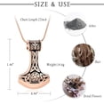 thumbnail image 3 of Constantlife Men's Viking Jewelry Axe Cremation Pendant Small Urns For Ashes Keepsake Memorial Urn Necklace, 3 of 4