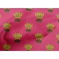 thumbnail image 4 of oneOone Cotton Poplin Fabric Leaves & Lotus Block Print Sewing Fabric BTY 42 Inch Wide, 4 of 4