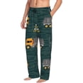 thumbnail image 2 of Balery Big Machine print Men's Pajama Pants,Ultra Lightweight Pjs,Lounge Pant-XX-Large, 2 of 9