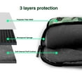 thumbnail image 5 of ZICANCN Laptop Case 13 inch, Green Granite Terrazzo Texture Work Shoulder Messenger Business Bag for Women and Men, 5 of 7