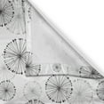 thumbnail image 3 of Ambesonne Abstract Kitchen Curtains, Dandelion Motif, 55"x39", Dried Rose, 3 of 3