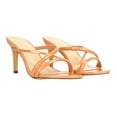 thumbnail image 1 of XY London Womens Angel Patent Crossover Strap Mule Sandals, 1 of 4