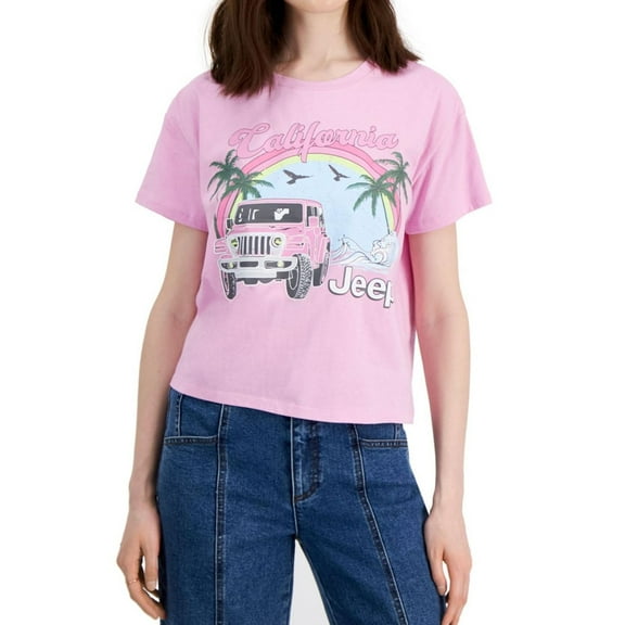 GRAYSON/THREADS Womens California Jeep Graphic T-Shirt, Multicoloured, Juniors, Large