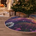 thumbnail image 5 of KLL Christmas Tree Skirt,Party Decorations Farmhouse for Christmas Decorations Holiday Party 36" -Dreamy Dandelion Sunset, 5 of 6