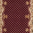 thumbnail image 3 of SAFAVIEH Naples Ophelia Floral Bordered Wool Area Rug, Burgundy/Black, 4' x 6', 3 of 4