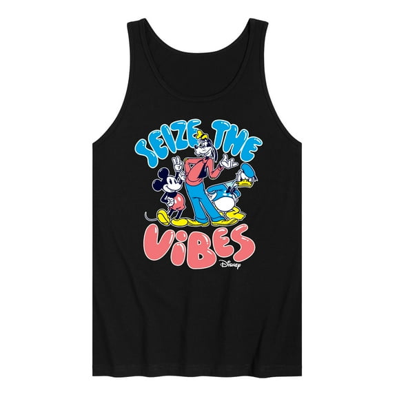 Disney - Mickey, Goofy, Donald Seize Vibes - Men's Sleeveless Graphic Tank Top