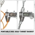 thumbnail image 5 of GSE Games & Sports Expert 12 Chains Portable Disc Golf Targets Basket. Metal Flying Disc Golf Practice Basket for Outdoor Backyard, Schoolyard and Basketball Gym - Orange, 5 of 7