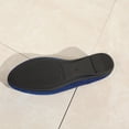 thumbnail image 4 of KIJBLAE Women's Solid Glitter Round Toe Moccasin Flats, Low Cut Slip On Comfortable Casual Flat Shoes Blue 38, 4 of 9