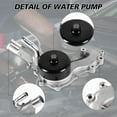 thumbnail image 5 of SINOCMP AW6169 Professional Water Pump Fits for 200,300,Town Country,Avenger,Challenger,Charger,Durango Journey,Grand Cherokee,Ram 1500 3.6L V6 Automobile, 5 of 7