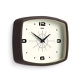 thumbnail image 2 of Reloj de pared JONES CLOCKS® Movie Retro 25,5 x 19,5 cm, color marrón moca, 2 of 7