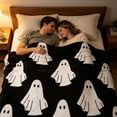thumbnail image 5 of Halloween Fleece Blanket 78x59in Soft Throw for Couch Bedroom, Warm Plush Flannel Blanket with Halloween Print, Lightweight Home Decor Gift by OVFUIZ, 5 of 9