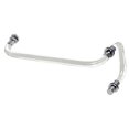 thumbnail image 2 of CRL CAC6X18CH 18" Acrylic Smooth Towel Bar With 6" Pull Handle and Chrome Rings - Combination Set, 2 of 2