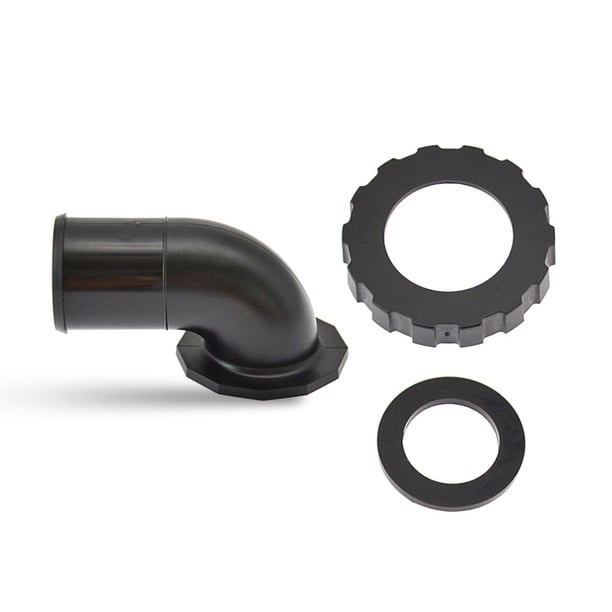 Greeniant Conector de codo BCD, conveniente inflable con tuerca de junta de goma, suministros de buceo de nailon, artículos deportivos para deportes Deportes acuáticos Greeniant OD019422-00