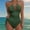 Green, variant on Bzhegqhd Womens Bathing Suits Tummy Control,Women Solid Color Sexy Backless Strap Bikini Swimsuit