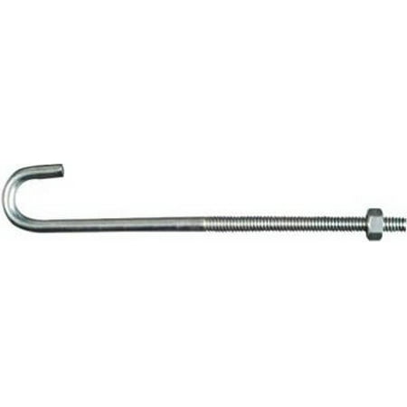 

4PC NATIONAL HARDWARE J Bolt Zinc 1/4 X 6-in.