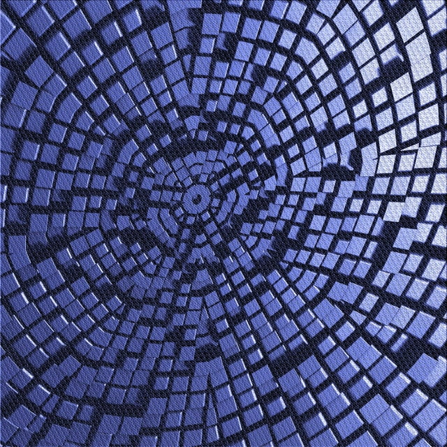 Ahgly Tapis d'Intérieur Lavable en Machine Carré Transitionnel Bleu Ardoise Clair, 8 Pieds Carré