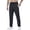 198#Black, variant on Men's Athletic Hiking Pants Lightweight Quick Dry Travel Fishing Joggers Running Workout Active Track Pants Dark Green L