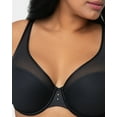 thumbnail image 3 of Diamond Net Full Coverage Plunge Bra - Black - Final Sale!, 3 of 11