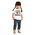 thumbnail image 3 of Hooked on Grandma Fishing Grandchild Youth T Shirt Tee Girls Infant Toddler Brisco Brands 12M, 3 of 5