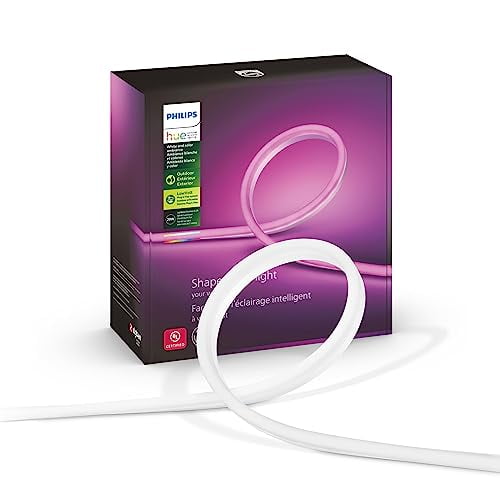 Open Box PHILLIPS HUE PHILIPS HUE OUTDOOR 7-FOOT SMART LED LIGHT STRIP 1 PACK - WHITE