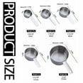 thumbnail image 3 of BinKFF Magnetic Measuring Cups, 5 Piece Measuring Cups Set for Dry or Liquid Ingredients Measurement, Kitchen Stainless Steel Cups Best for Cooking & Baking, 3 of 9
