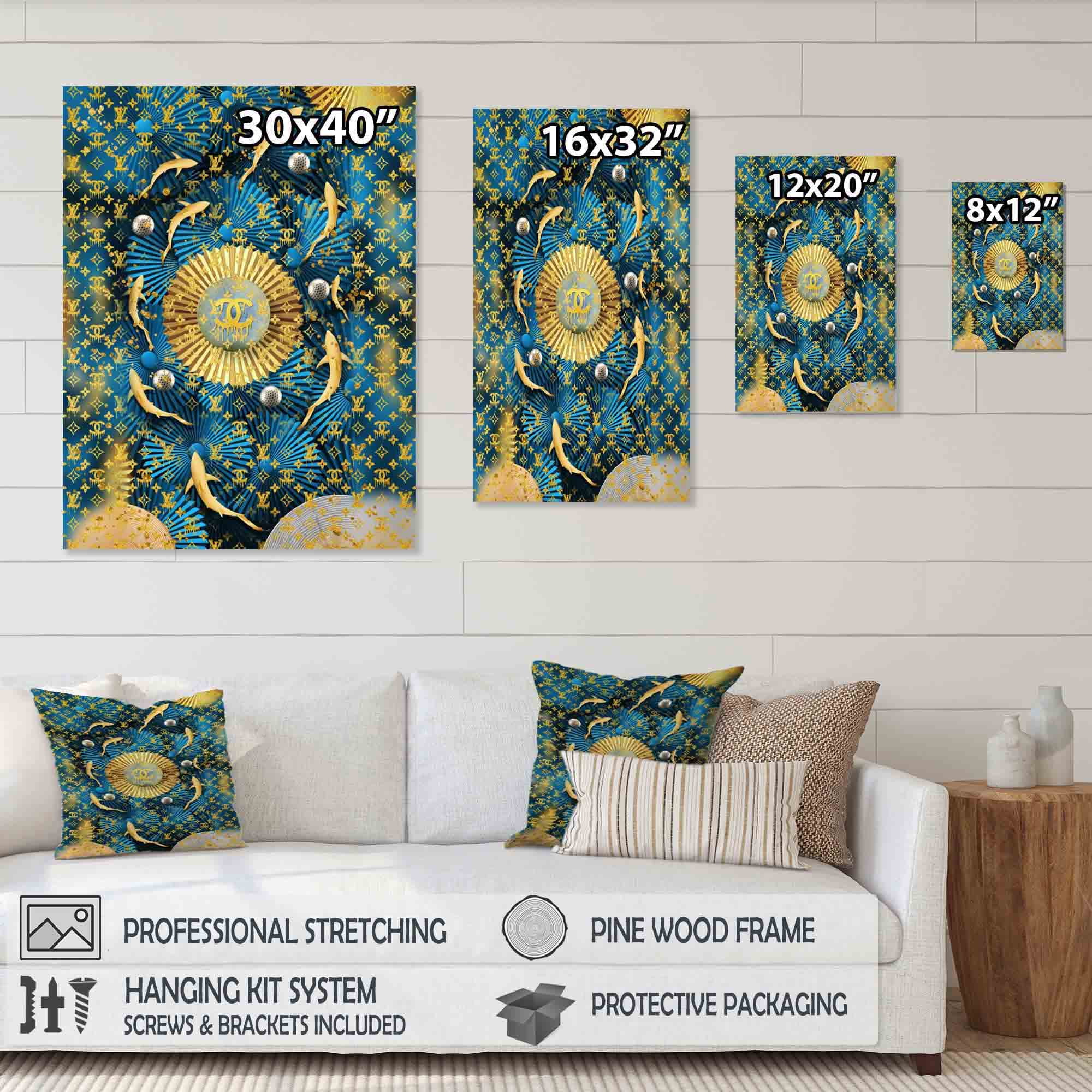 Designart Luxury Brand Design II Canvas Wall Art