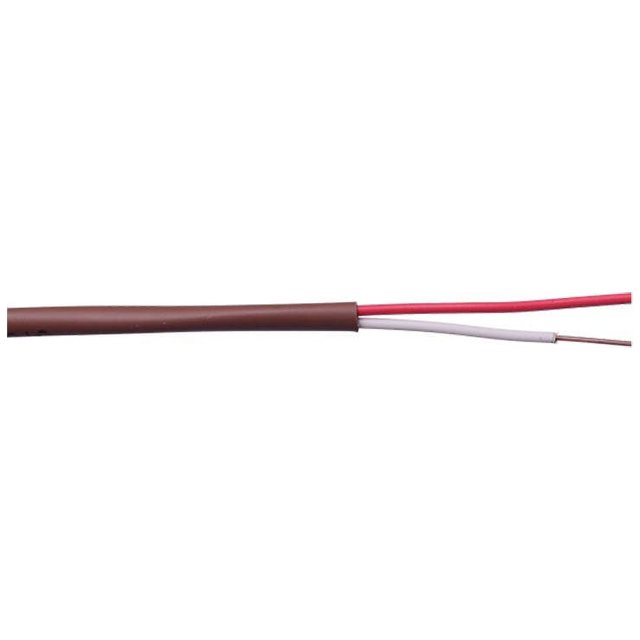 Monoprice Syston 18/2 Solid Thermostat Cable CMR/CL3R Brown 500ft Spool