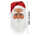 thumbnail image 3 of Breathable Santa Claus Mask for Halloween & Christmas - Stretchable Latex Funny Costume Mask with Eyeholes for Adults, Parties & Festive Role Play, 3 of 6