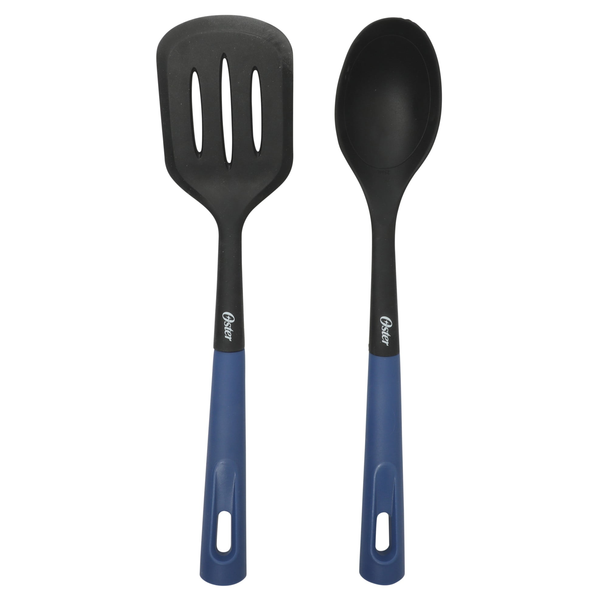 Oster Platinum Amberton 10 Piece Cast Aluminum Pots and Pans PFA Free Ceramic Non stick Cookware Set - Blue