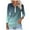 Mint Green#1, variant on Utoimkio Women's Blouses Tie Dye Long Sleeve Shirts Button Down Loose Fit Casual Tops for Women