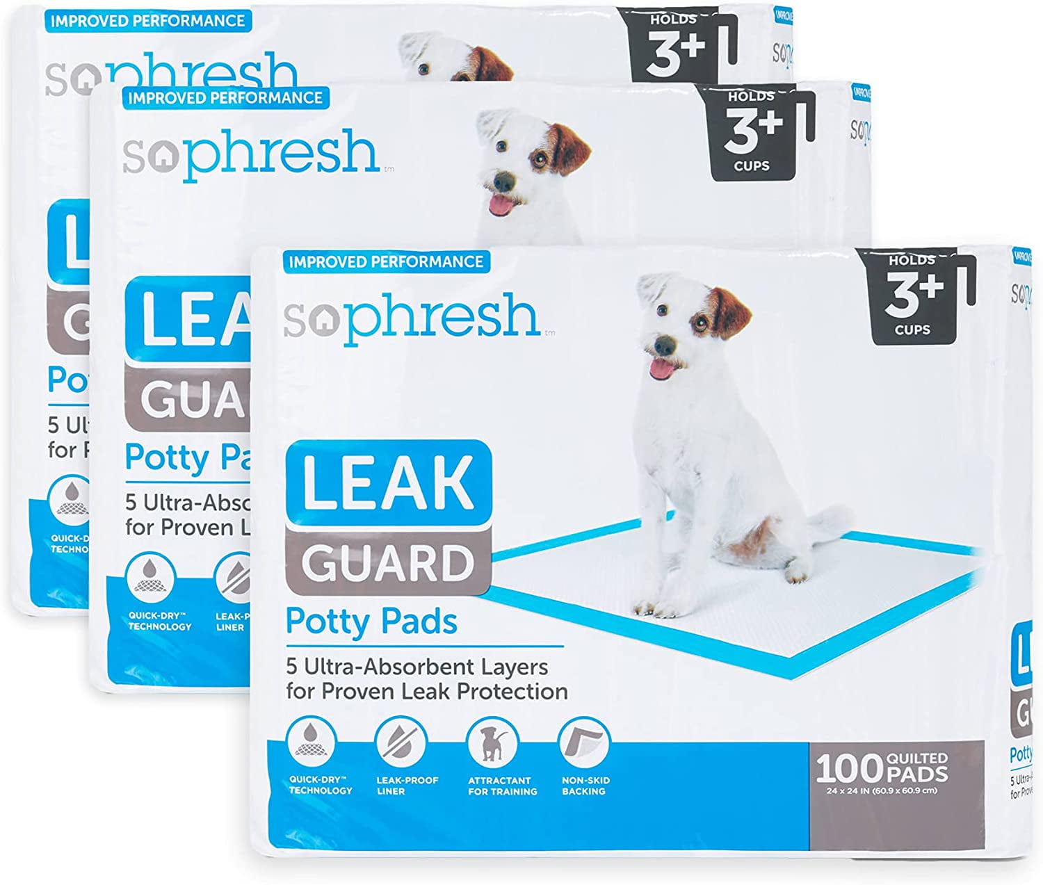 Petco Brand So Phreshjeeriy Large Leak Guard Quilted Potty Pads