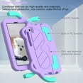 thumbnail image 2 of ELEHOLD Kids Friendly Case for Samsung Tab A7 Lite 8.7 (2021), EVA + Hard PC Hybrid Shockproof Full Body Protective Multi-Angle Kickstand Cute Cover with Handle Grip for Galaxy Tab A7 Lite,Lightpurple, 2 of 8
