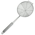 thumbnail image 2 of Slotted Spoon,Strainer,Spider Strainer,Spider,Solid Stainless Steel Spider Strainer Skimmer Ladle for Cooking and Frying, Kitchen Utensils Wire Strainer Pasta Spoon, 7.4 Inch, 2 of 4