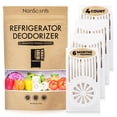 thumbnail image 1 of Desodorizador para refrigerador, eliminador de olores sin aromas (4 unidades), 1 of 7
