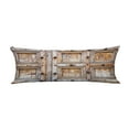 thumbnail image 1 of EREHome Old Wood Door Pillow Cover Body Pillowcase Pillow Protector 20x60 Inch, 1 of 1