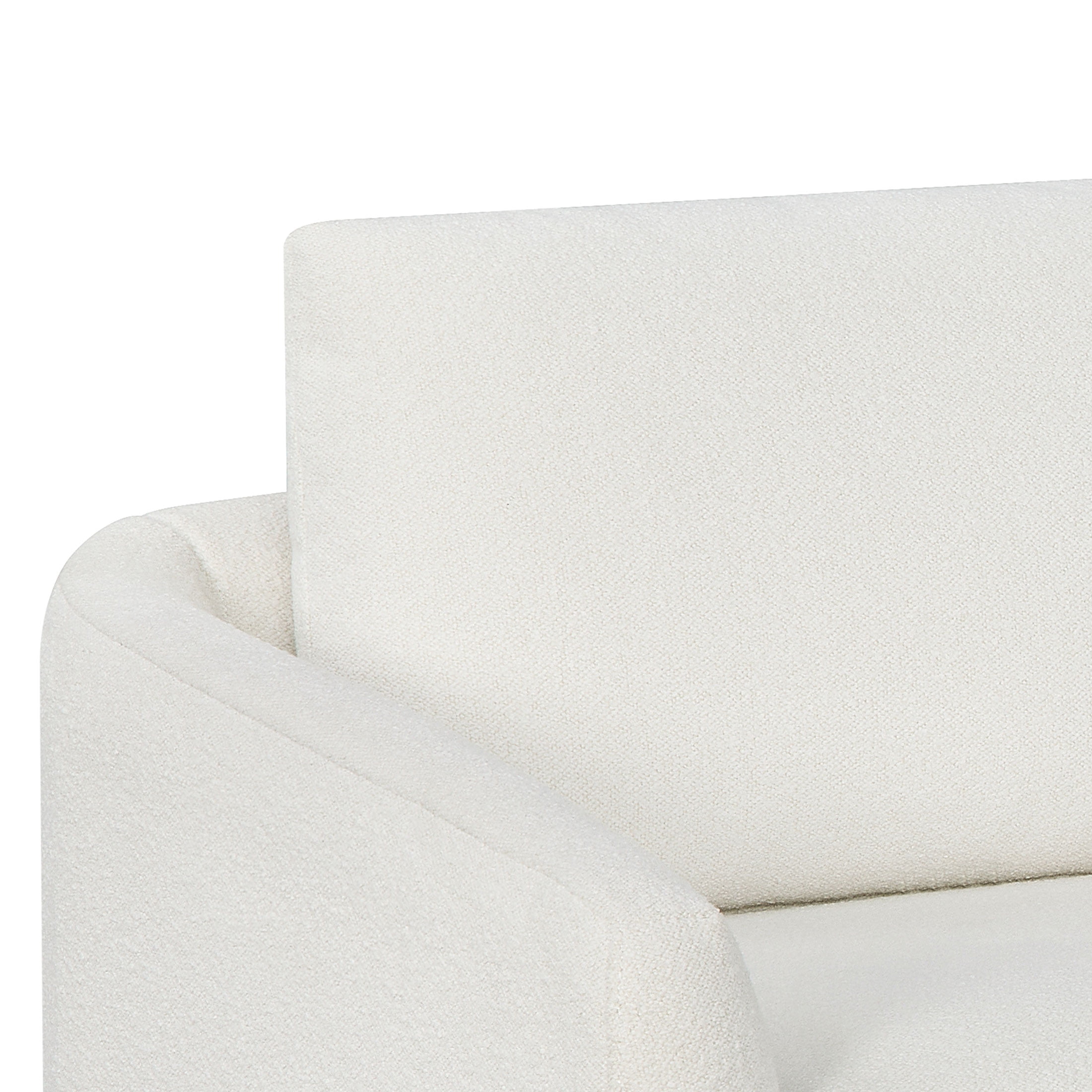 Beautiful Drew 72.2" Sofa by Drew Barrymore for Adults, Cream Bouclé