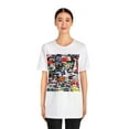 thumbnail image 3 of Retro 80s Mixtape Collage Short Sleeve T-Shirt - Vintage Music Lover, 3 of 4
