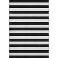 thumbnail image 2 of Addison Rugs Mayfield Washable Transitional Stripes Black Rectangle Rug, 10' x 14', 2 of 6